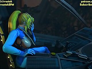 Aliens shafting Samus Aran nigh 3D Seem like gonzo porno